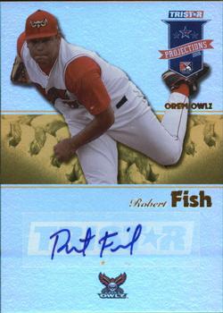 2008 TriStar PROjections - Autographs Reflectives Yellow #146 Robert Fish Front