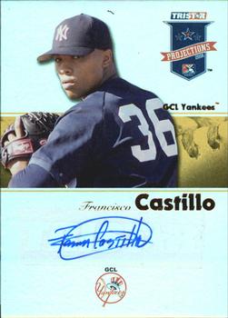 2008 TriStar PROjections - Autographs Reflectives Yellow #308 Francisco Castillo Front