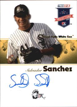 2008 TriStar PROjections - Autographs Yellow #320 Salvador Sanchez Front