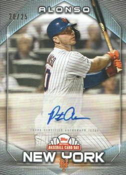 2020 Topps National Baseball Card Day - Autographs #AU-PA Pete Alonso Front