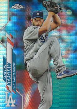 2020 Topps Chrome - Prism Refractor #122 Clayton Kershaw Front