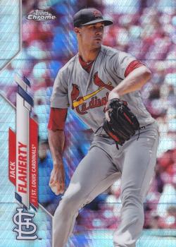 2020 Topps Chrome - Prism Refractor #135 Jack Flaherty Front