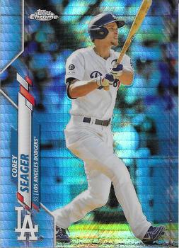 2020 Topps Chrome - Prism Refractor #196 Corey Seager Front