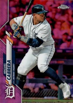 2020 Topps Chrome - Pink Refractor #6 Miguel Cabrera Front