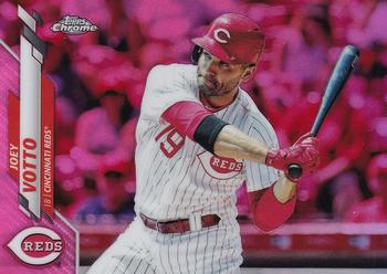 2020 Topps Chrome - Pink Refractor #9 Joey Votto Front