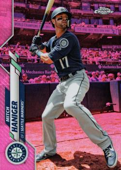 2020 Topps Chrome - Pink Refractor #37 Mitch Haniger Front