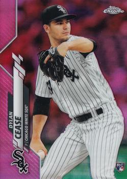 2020 Topps Chrome - Pink Refractor #43 Dylan Cease Front