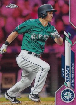 2020 Topps Chrome - Pink Refractor #52 Kyle Seager Front