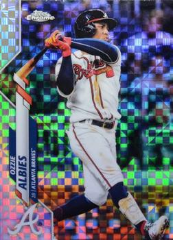2020 Topps Chrome - X-Fractor Refractor #62 Ozzie Albies Front