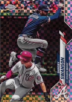 2020 Topps Chrome - X-Fractor Refractor #65 Dansby Swanson Front