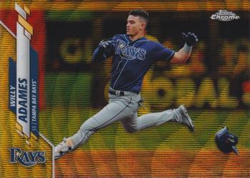 2020 Topps Chrome - Gold Wave Refractor #179 Willy Adames Front