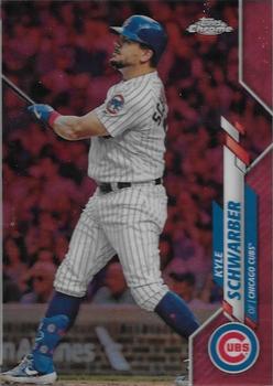 2020 Topps Chrome - Red Refractor #85 Kyle Schwarber Front
