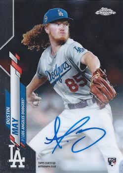 2020 Topps Chrome - Rookie Autographs #RA-DM Dustin May Front