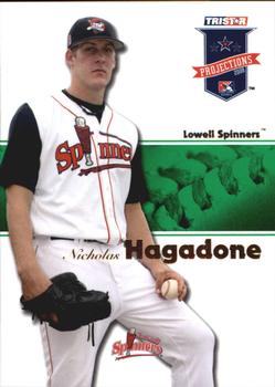 2008 TriStar PROjections - Green #214 Nick Hagadone Front