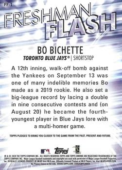 2020 Topps Chrome - Freshman Flash #FF-1 Bo Bichette Back