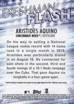 2020 Topps Chrome - Freshman Flash #FF-2 Aristides Aquino Back
