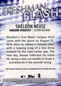 2020 Topps Chrome - Freshman Flash #FF-7 Sheldon Neuse Back