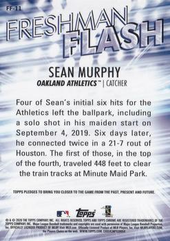 2020 Topps Chrome - Freshman Flash #FF-11 Sean Murphy Back