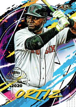 2020 Topps Chrome - Topps Fire NBCD Preview #FP-8 David Ortiz Front