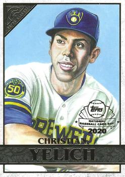 2020 Topps Chrome - Topps Gallery NBCD Preview #GP-5 Christian Yelich Front