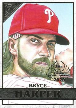2020 Topps Chrome - Topps Gallery NBCD Preview #GP-6 Bryce Harper Front