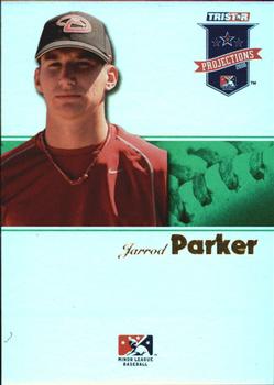 2008 TriStar PROjections - Reflectives Green #43 Jarrod Parker Front