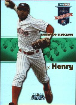 2008 TriStar PROjections - Reflectives Green #185 C.J. Henry Front