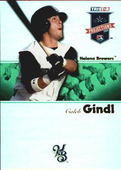 2008 TriStar PROjections - Reflectives Green #294 Caleb Gindl Front