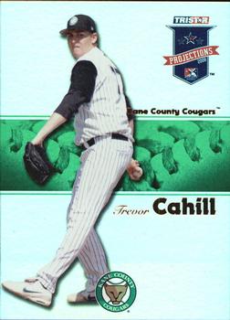 2008 TriStar PROjections - Reflectives Green #392 Trevor Cahill Front