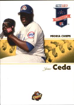 2008 TriStar PROjections - Yellow #22 Jose Ceda Front
