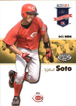 2008 TriStar PROjections - Yellow #117 Neftali Soto Front