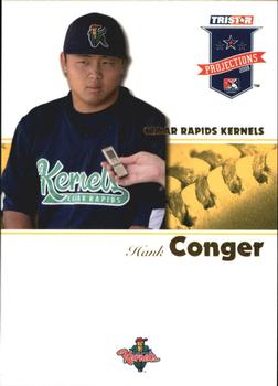 2008 TriStar PROjections - Yellow #167 Hank Conger Front