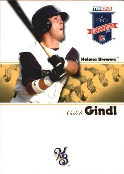 2008 TriStar PROjections - Yellow #294 Caleb Gindl Front