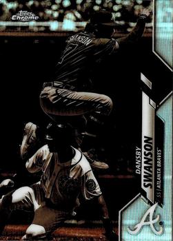 2020 Topps Chrome - Sepia Refractor #65 Dansby Swanson Front