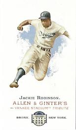 2008 Topps Allen & Ginter Yankee Stadium Tribute #3 Jackie Robinson Front