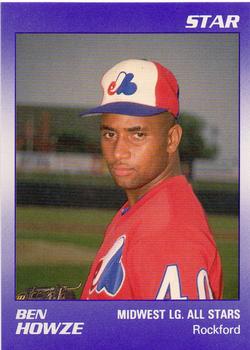 1989 Star Midwest League All-Stars #36 Ben Howze Front