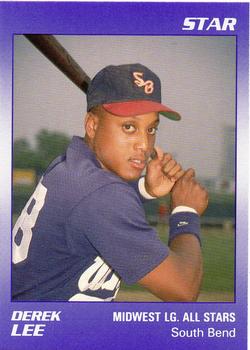 1989 Star Midwest League All-Stars #39 Derek Lee Front