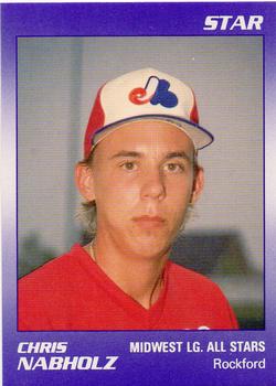 1989 Star Midwest League All-Stars #44 Chris Nabholz Front