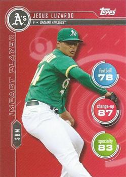 2020 Topps Attax - Booster Pack: Week 02 #NNO Jesus Luzardo Front