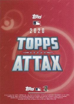 2020 Topps Attax - Booster Pack: Week 04 #NNO Kenta Maeda Back