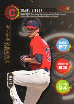 2020 Topps Attax - Booster Pack: Week 07 #NNO Shane Bieber Front