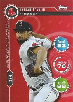 2020 Topps Attax - Booster Pack: Week 08 #NNO Nathan Eovaldi Front