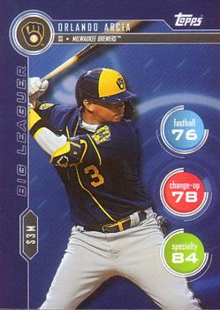 2020 Topps Attax - Booster Pack: Week 09 #NNO Orlando Arcia Front