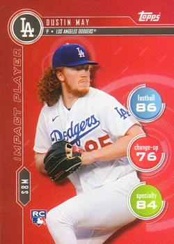 2020 Topps Attax - Booster Pack: Week 09 #NNO Dustin May Front