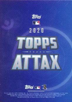 2020 Topps Attax - Booster Pack: Week 09 #NNO Adalberto Mondesi Back