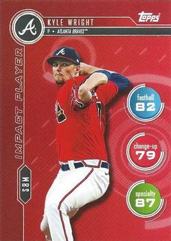 2020 Topps Attax - Booster Pack: Week 11 #NNO Kyle Wright Front