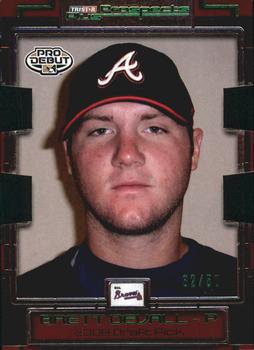 2008 TriStar Prospects Plus - PROminent Die Cut Green #40 Brett DeVall Front