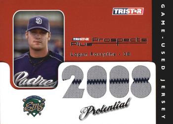 2008 TriStar Prospects Plus - PROtential Game Used #P-LF Logan Forsythe Front
