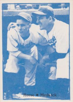 1978 TCMA 1941 Brooklyn Dodgers - Blue Border #38 Pee Wee Reese / Ducky Medwick Front