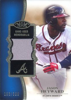 2012 Topps Tier One - Relics #TSR-JH Jason Heyward Front